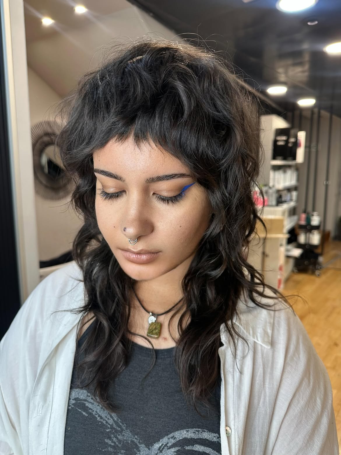 Messy Shag With Wispy Baby Bangs