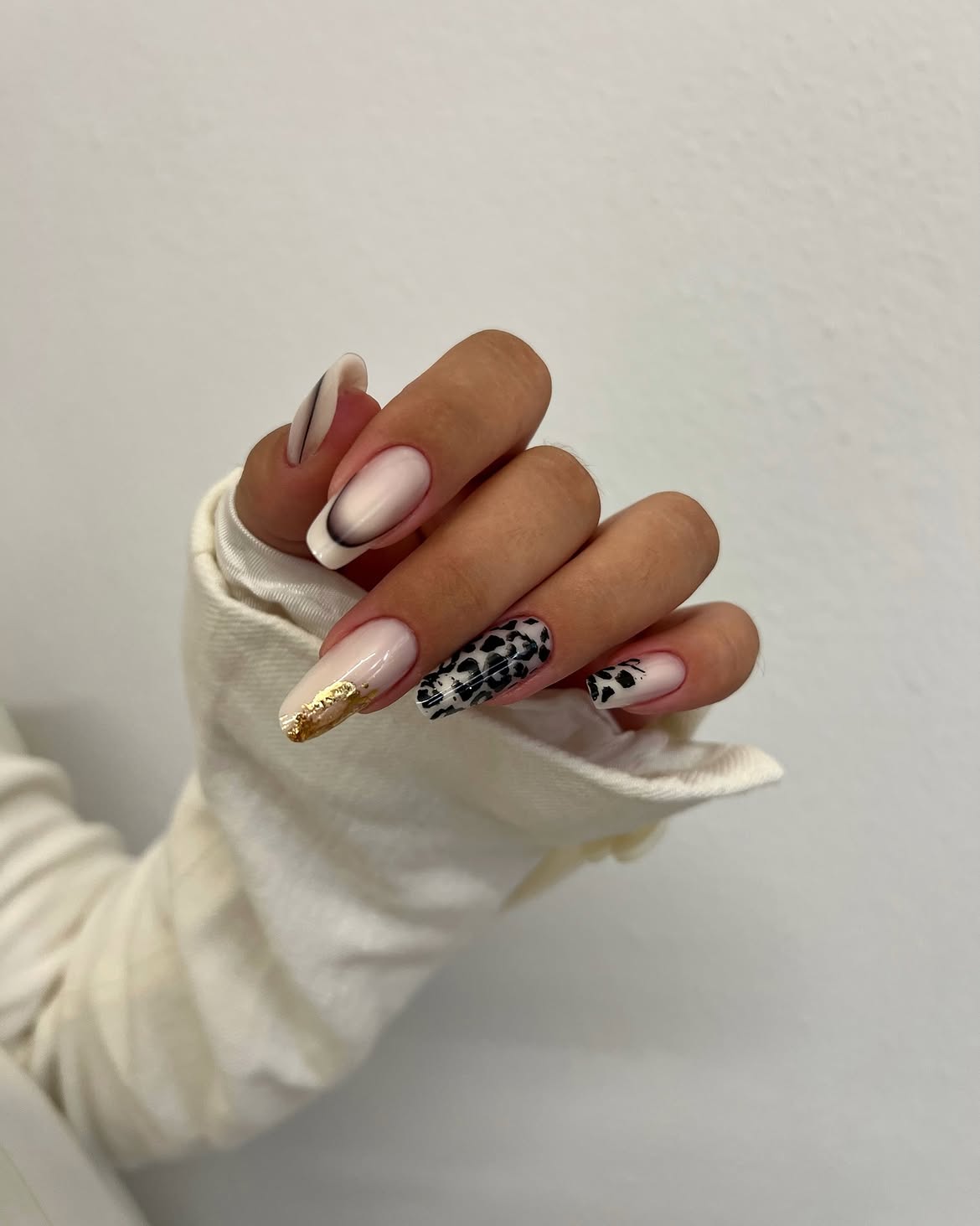 Modern French Fade with Animal Print Accents
