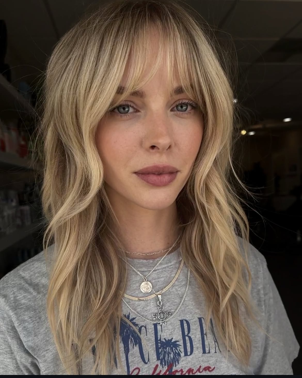 Modern Shag With Face Framing Curtain Bangs