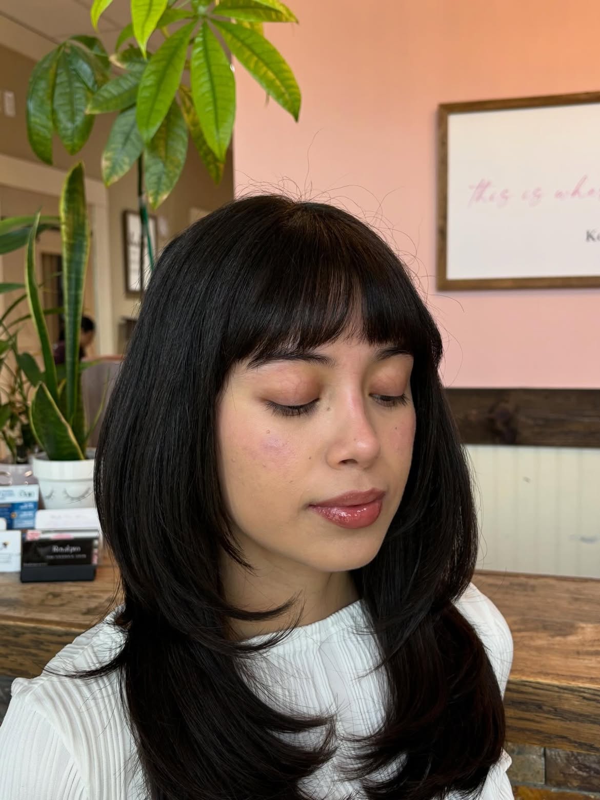Soft Layered Cut With Wispy Fringe