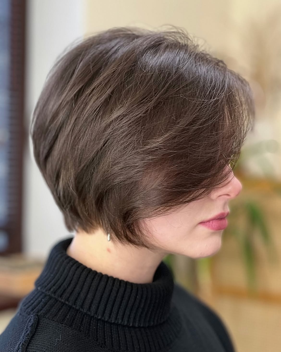 Soft Layered Pixie Bob With Volume
