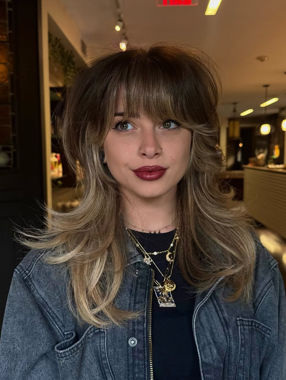 Soft Textured Shag With Wispy Curtain Bangs