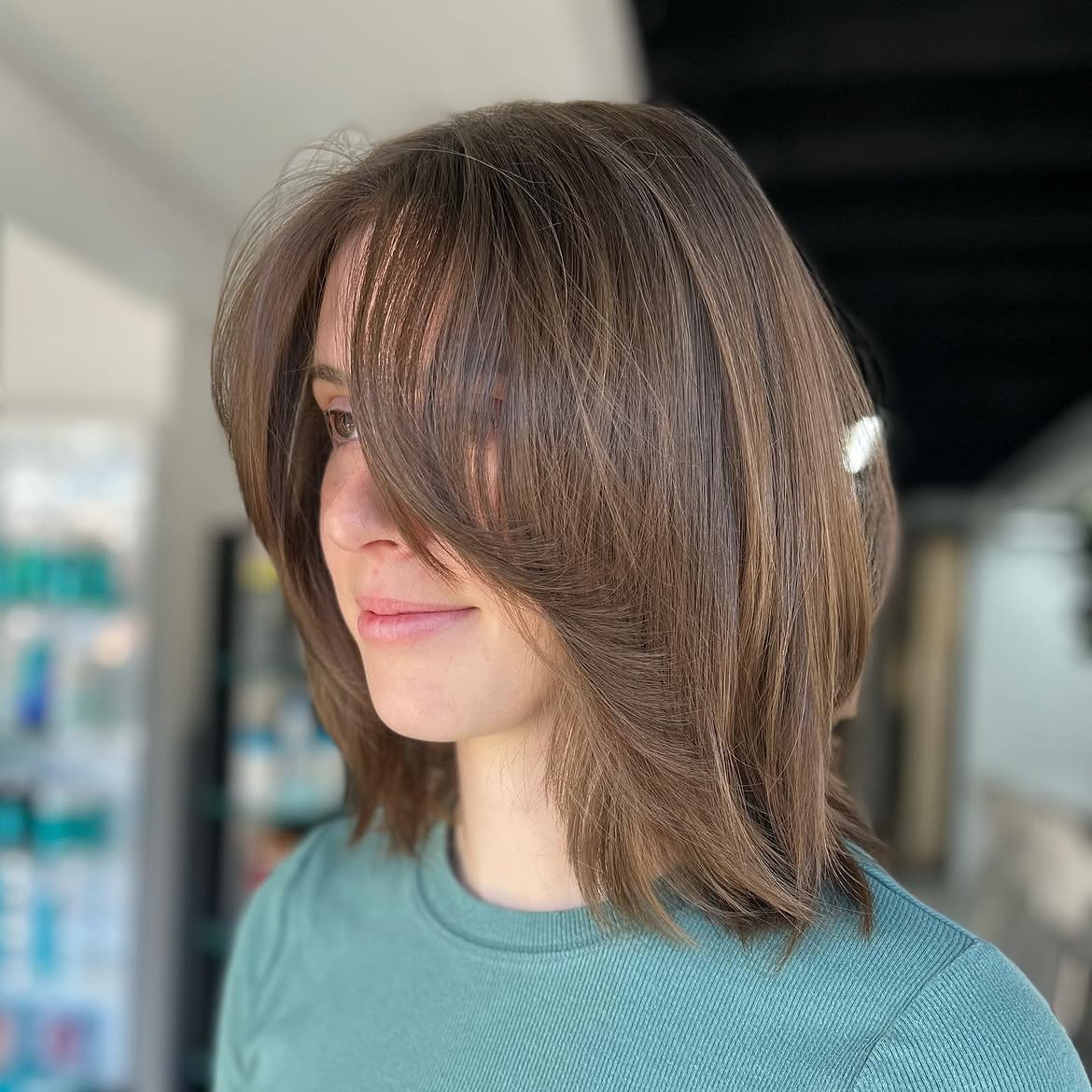 Textured Collarbone Bob With Face-Framing Layers