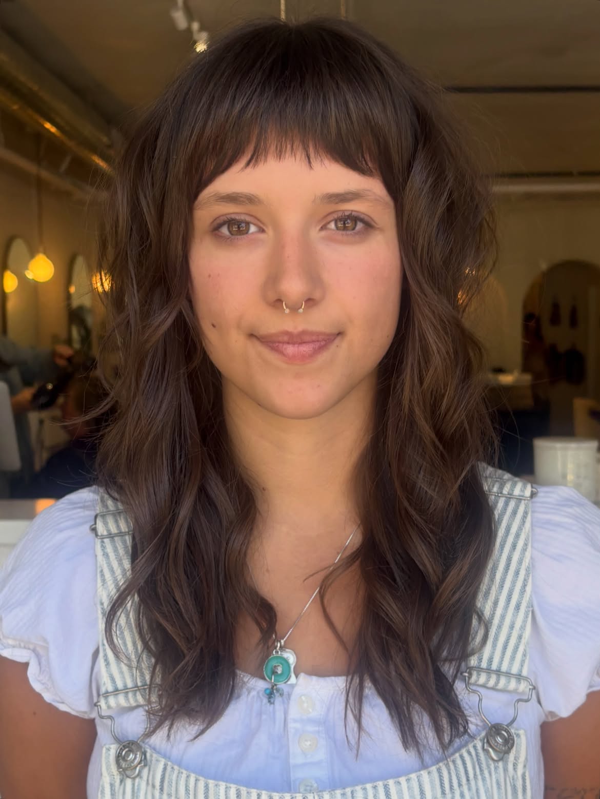 Textured Shag With Piecey Baby Bangs