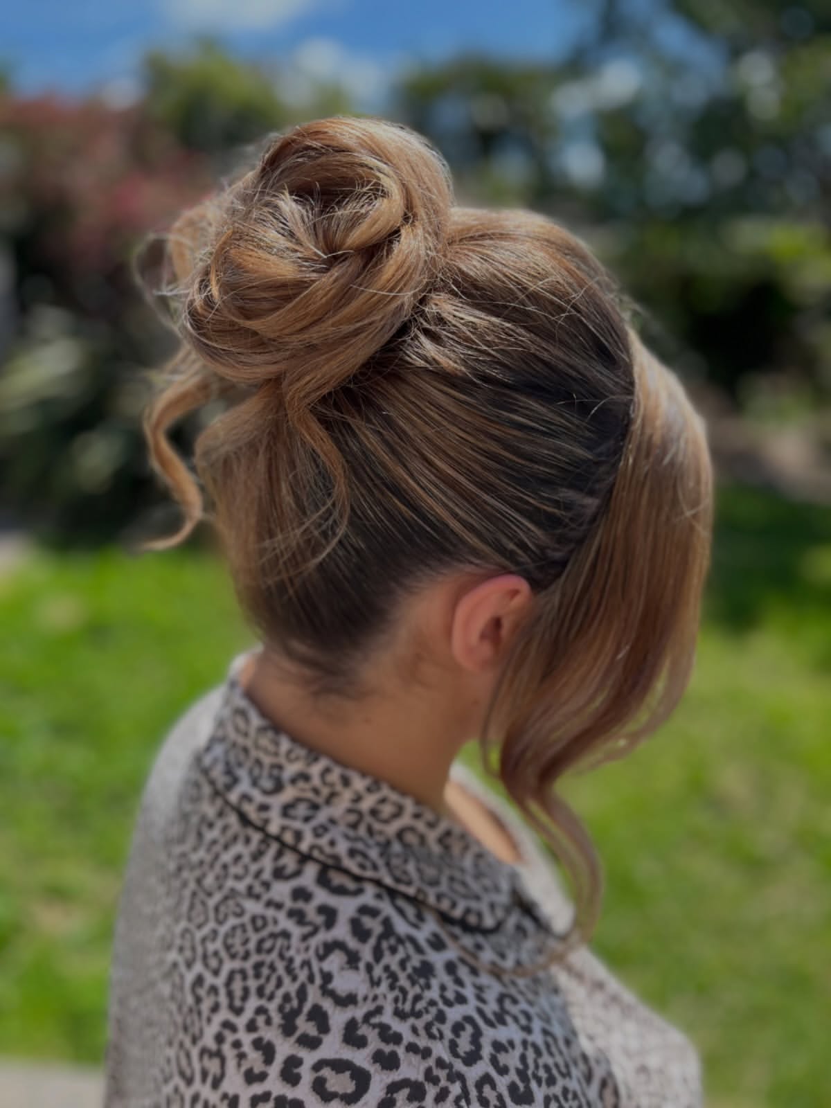Tousled Chignon With Face-Framing Tendrils