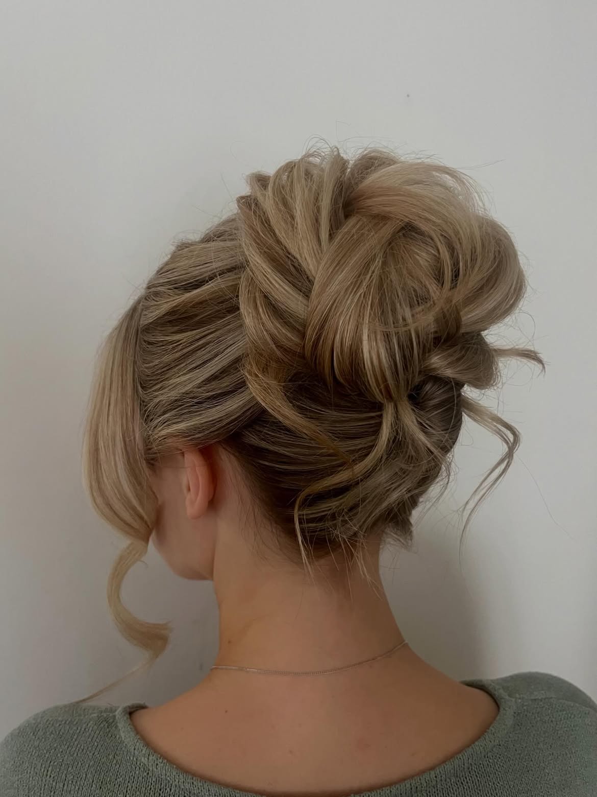 Tousled French Twist Messy Bun Hybrid