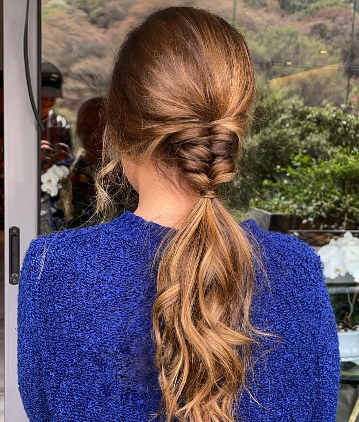 Twisted Fishtail Ponytail For Fall