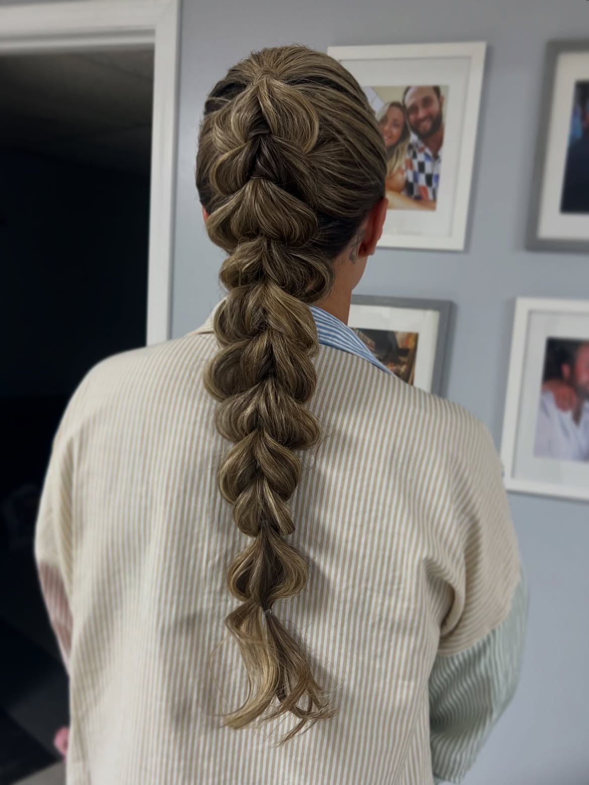 Voluminous French Braid With Dimensional Highlights