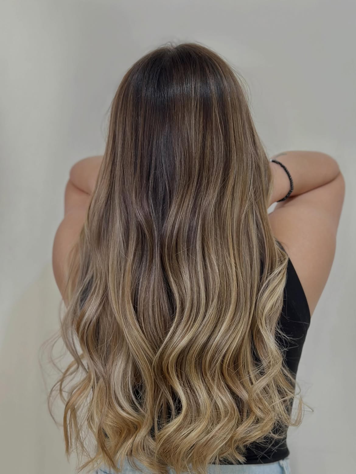 Lived In Honey Blonde Balayage Waves