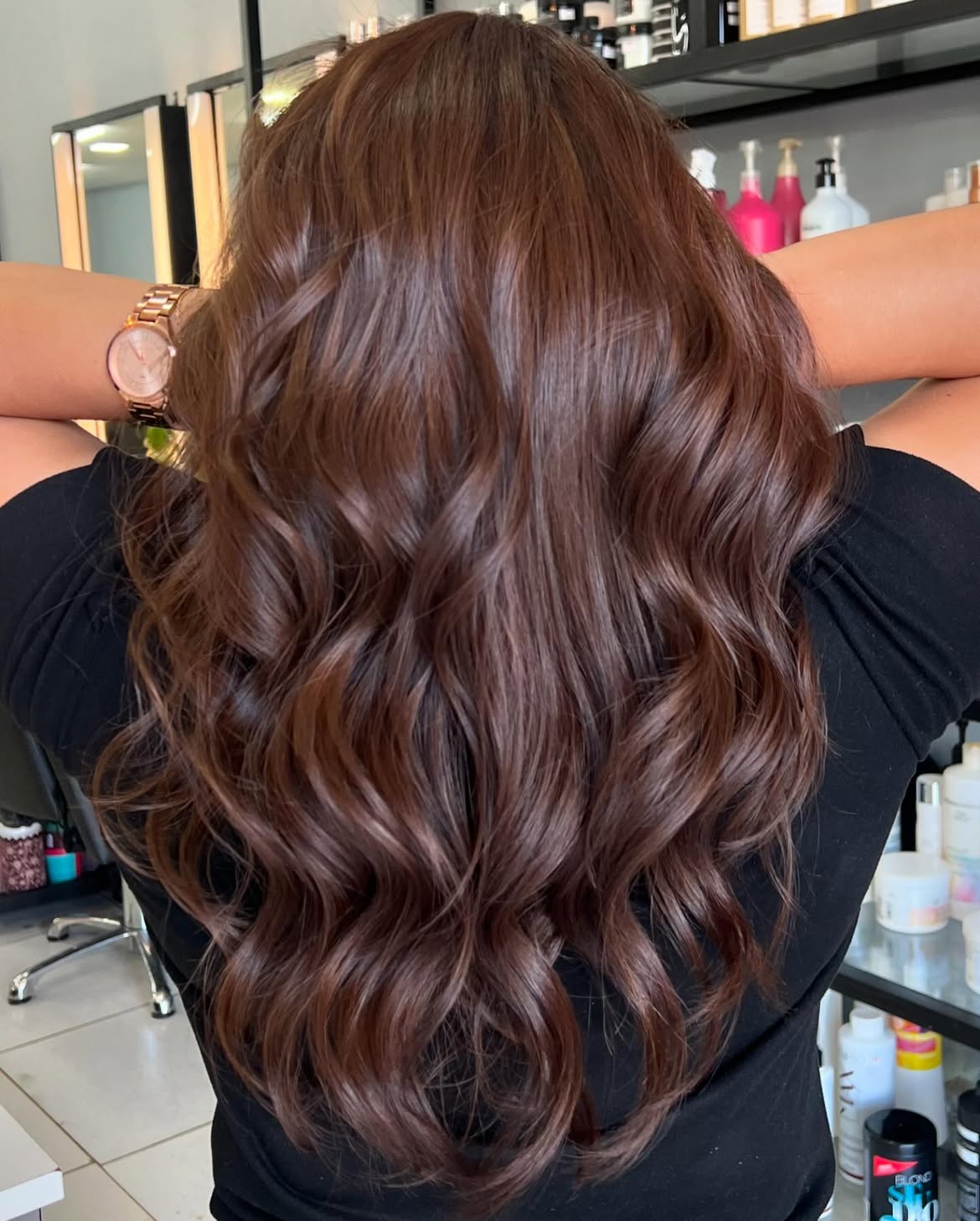 Rich Chestnut Brown Soft Waves