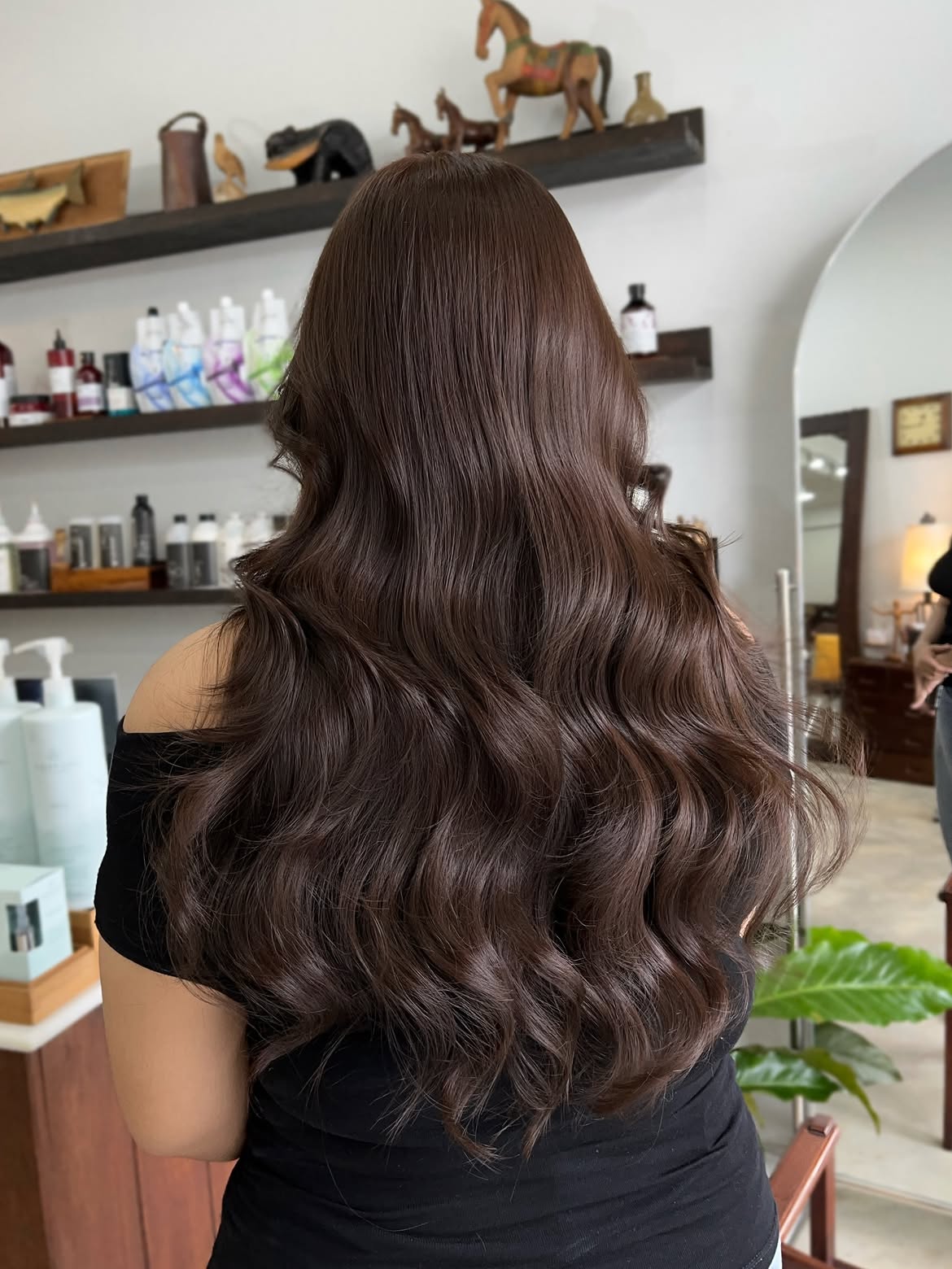 Rich Chocolate Brown Waves With Subtle Gloss