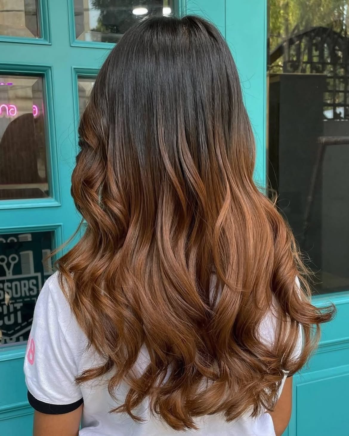 Rich Chocolate To Caramel Ombre Long Layers