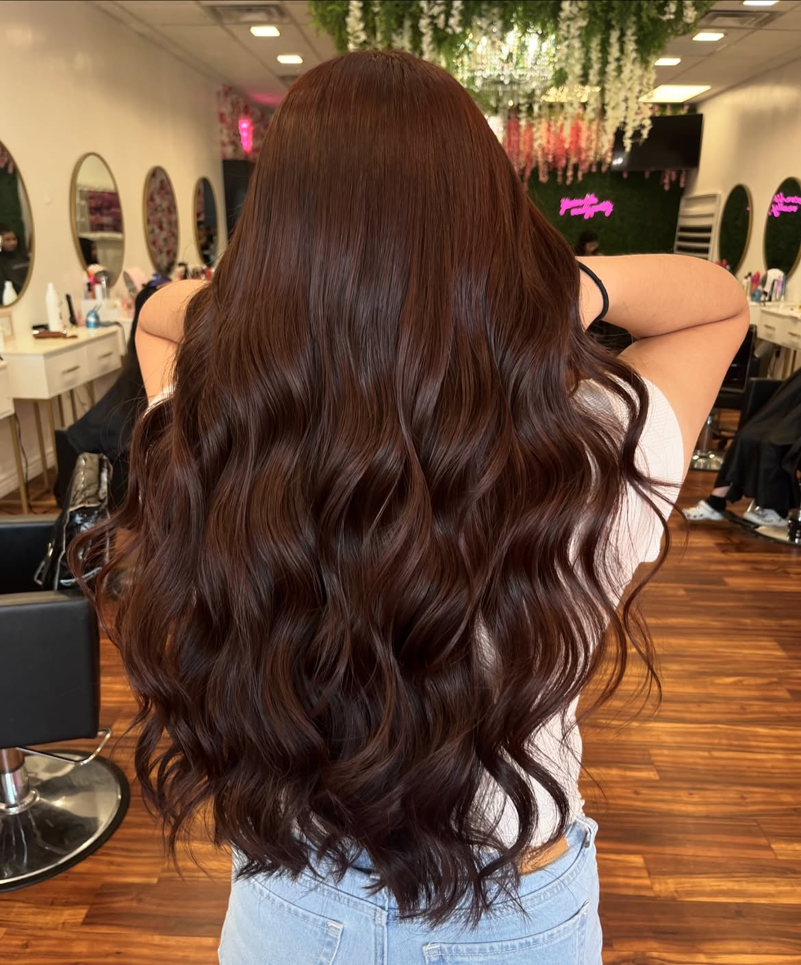 Rich Copper Brown Waves