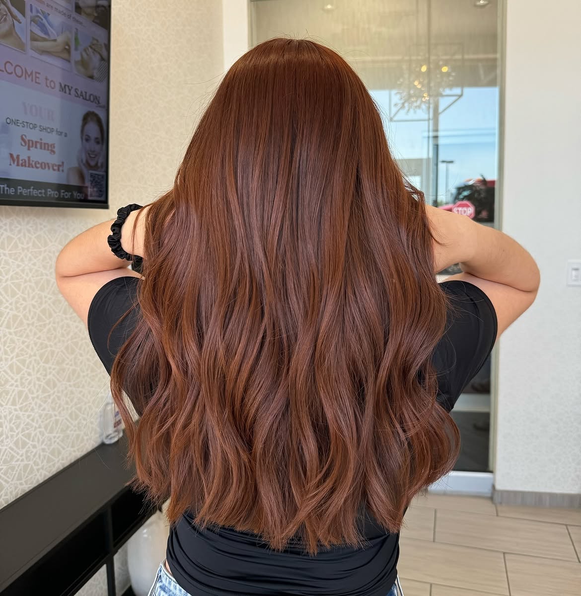 Rich Copper Brown With Soft Beachy Waves