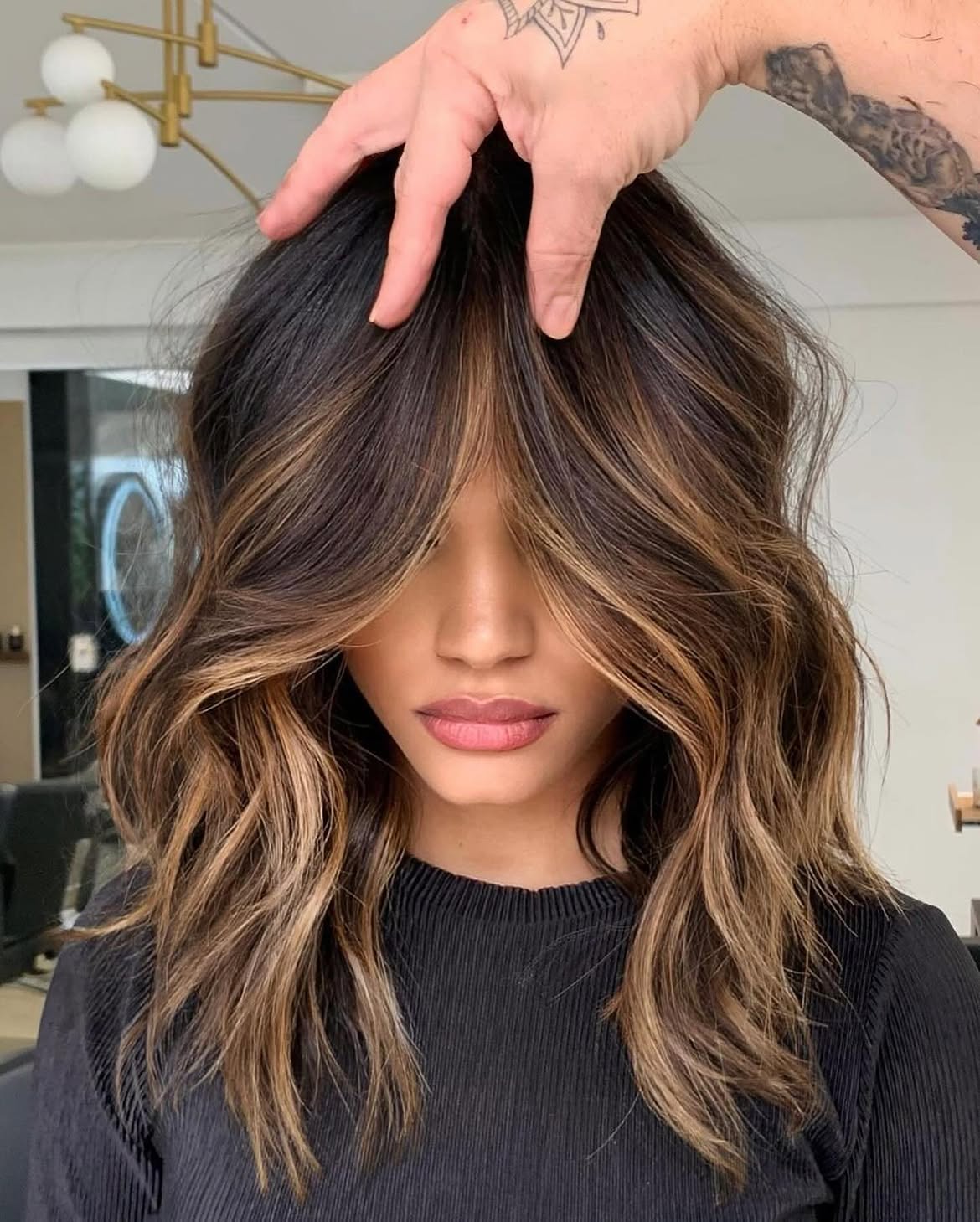 Soft Caramel Balayage On Lived In Layers