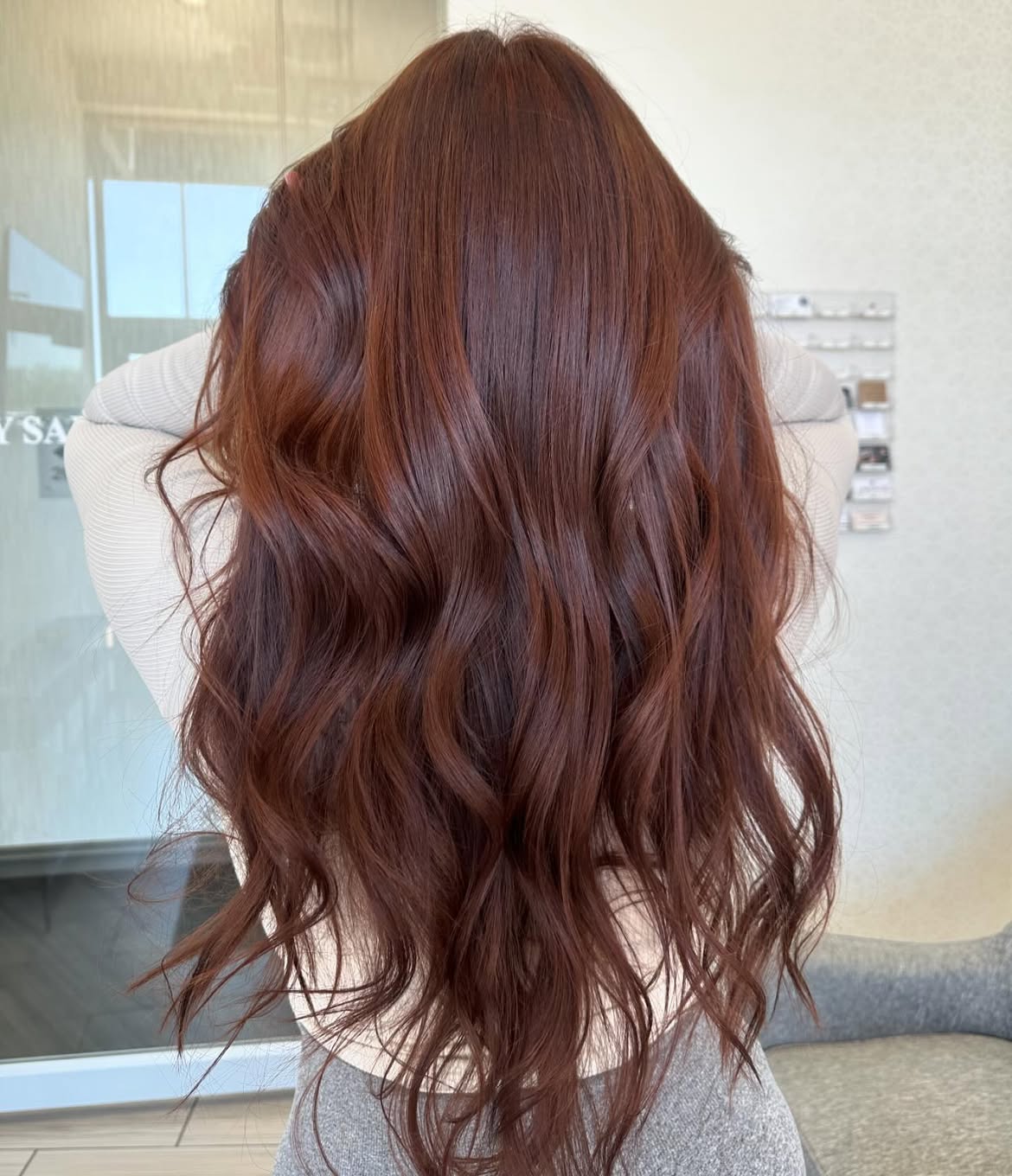 Warm Copper Brown Waves With Subtle Dimension
