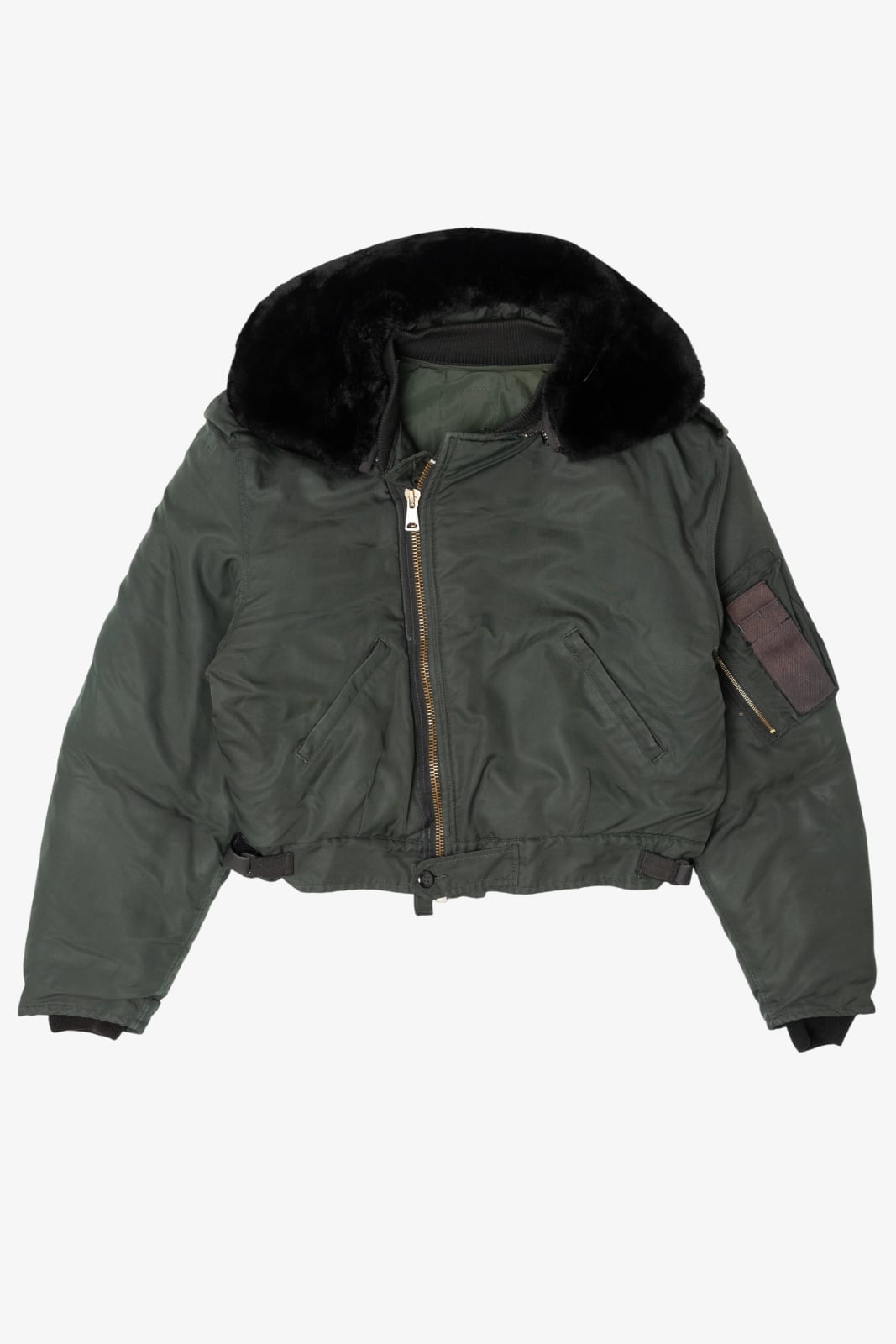 Olive Green Bomber Jacket With Faux Fur Collar Olive Green Bomber Jacket With Faux Fur Collar — 70s Outfits