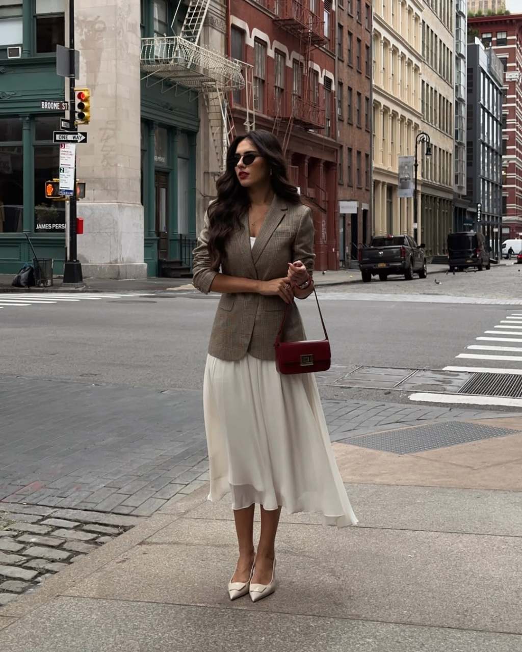 Sophisticated Blazer Skirt Combination Sophisticated Blazer Skirt Combination — Aesthetic Style