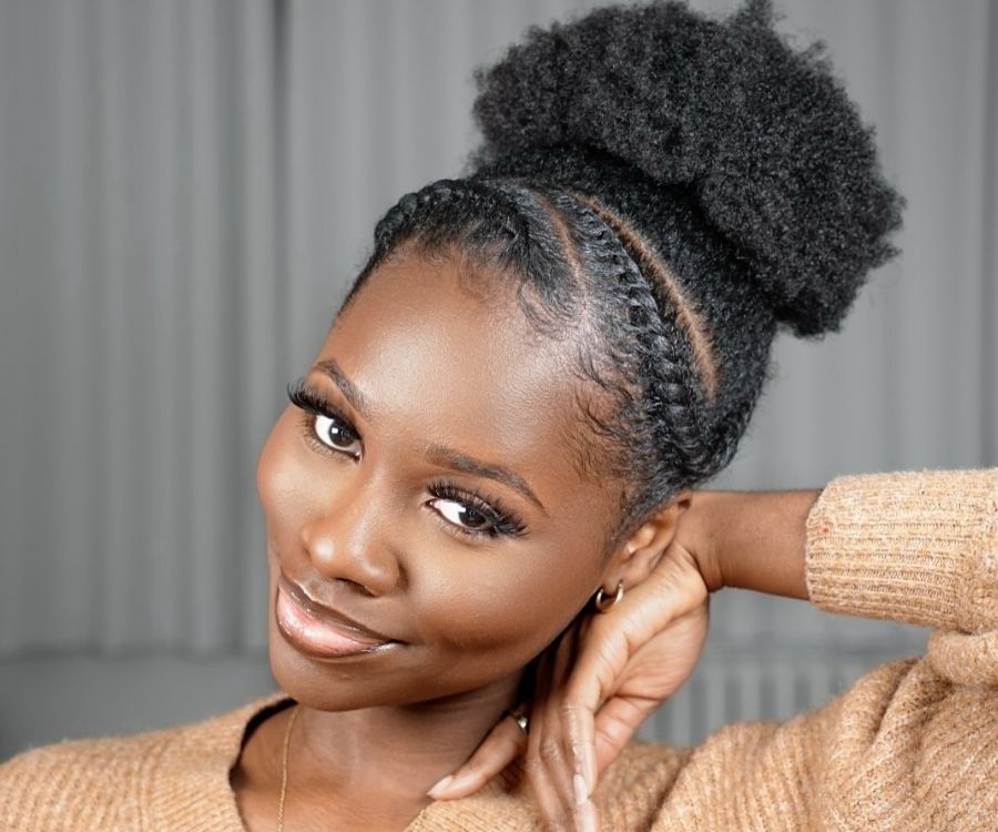 Voluminous Top Short Afro, Air Dried Voluminous Top Short Afro, Air Dried — Afro Hair
