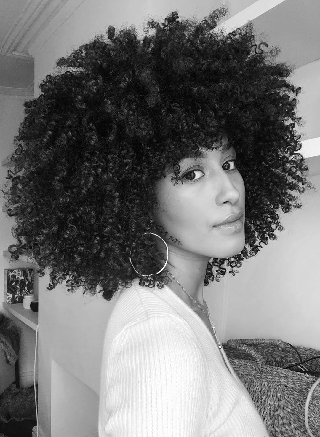 Large Voluminous Afro With Side Part Large Voluminous Afro With Side Part — Afro Hair