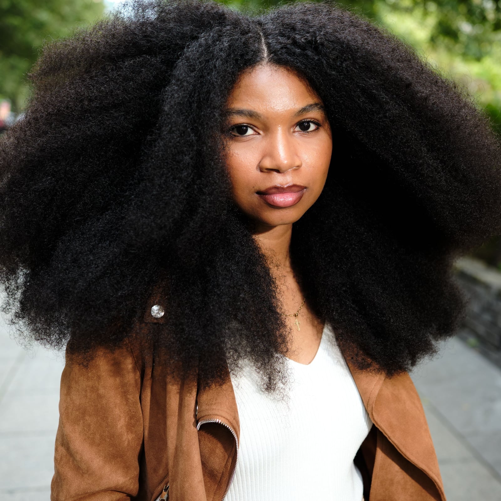 Mid-Back Layered Afro Mid-Back Layered Afro — Afro Hair
