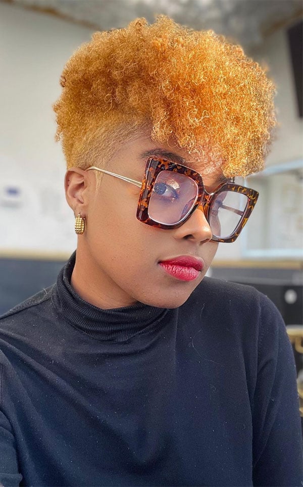 High-Top Afro With Undercut High-Top Afro With Undercut — Afro Hair