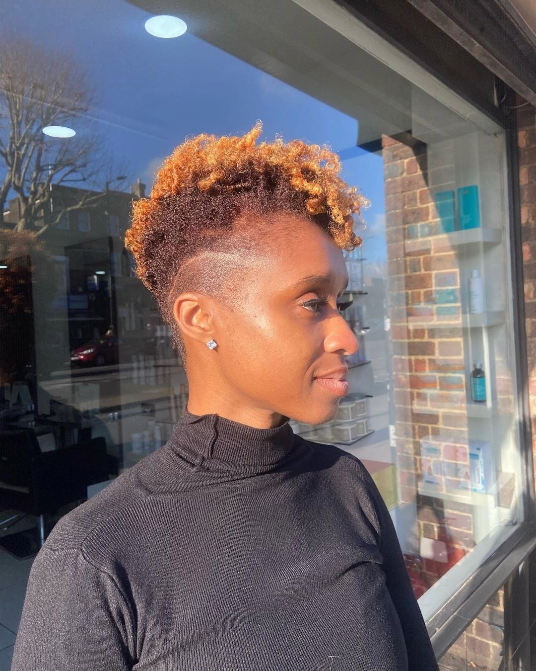 Textured Afro With Undercut Detail Textured Afro With Undercut Detail — Afro Hair