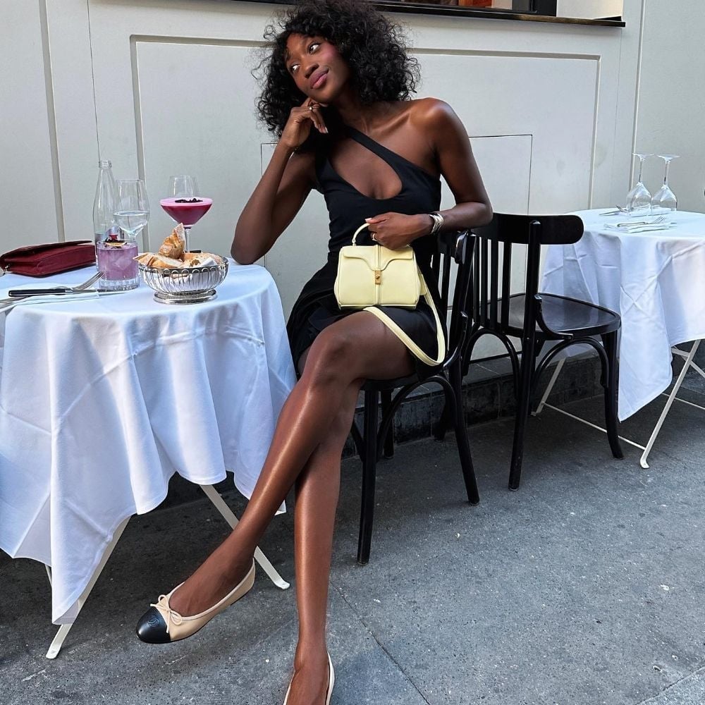 One-Shoulder Black Dress With Asymmetrical Neckline One-Shoulder Black Dress With Asymmetrical Neckline — Black Dress Outfits