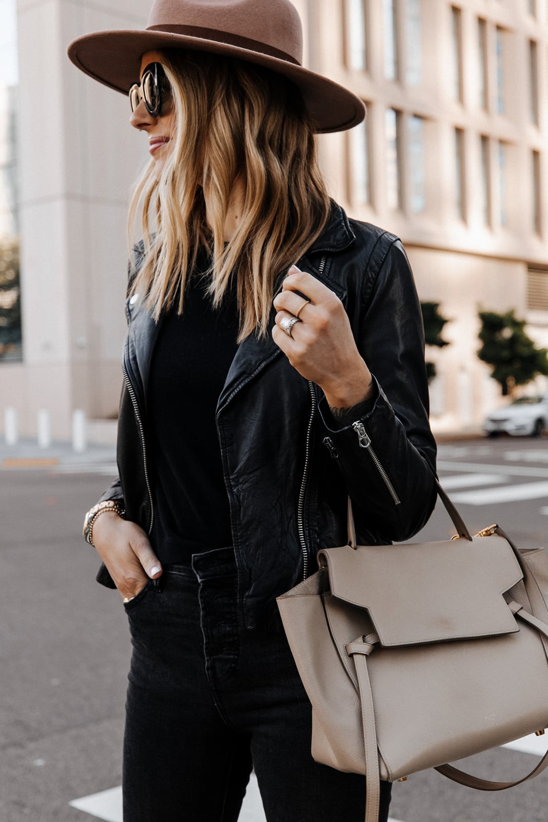 Black Moto Jacket With Black Jeans Black Moto Jacket With Black Jeans — Black Jacket Outfit