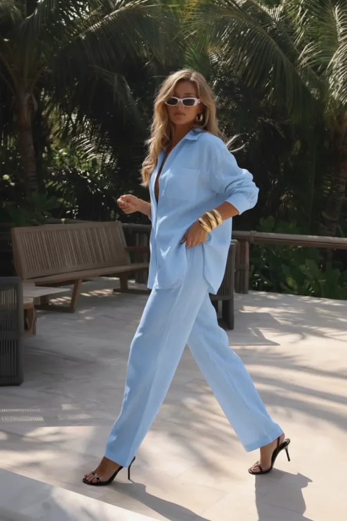 Blue Summer Outfit Ideas That Always Look Effortlessly Chic