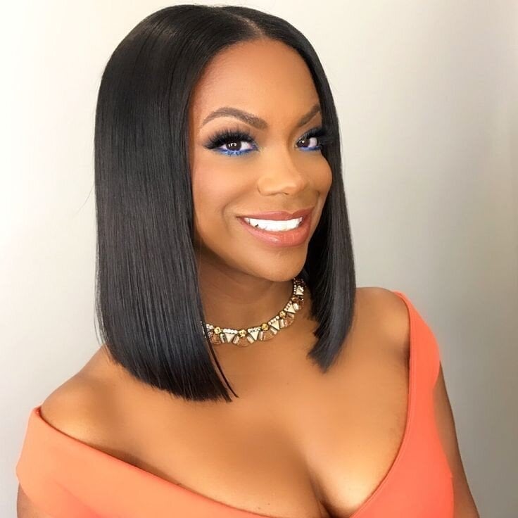 Thick Black Blunt Bob Blowout Thick Black Blunt Bob Blowout