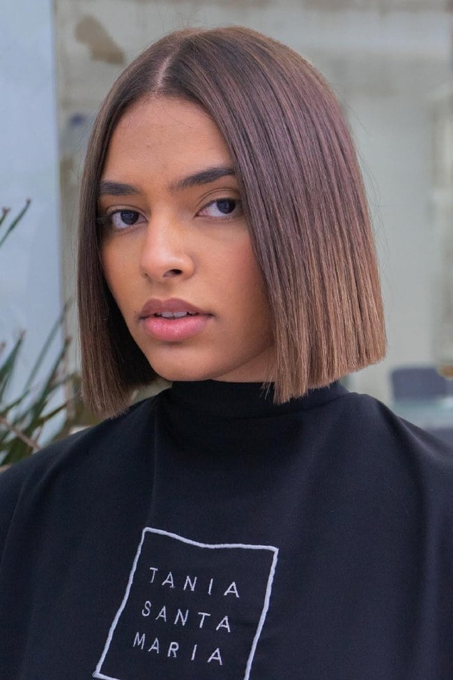 Precision Medium Brown Blunt Bob Precision Medium Brown Blunt Bob
