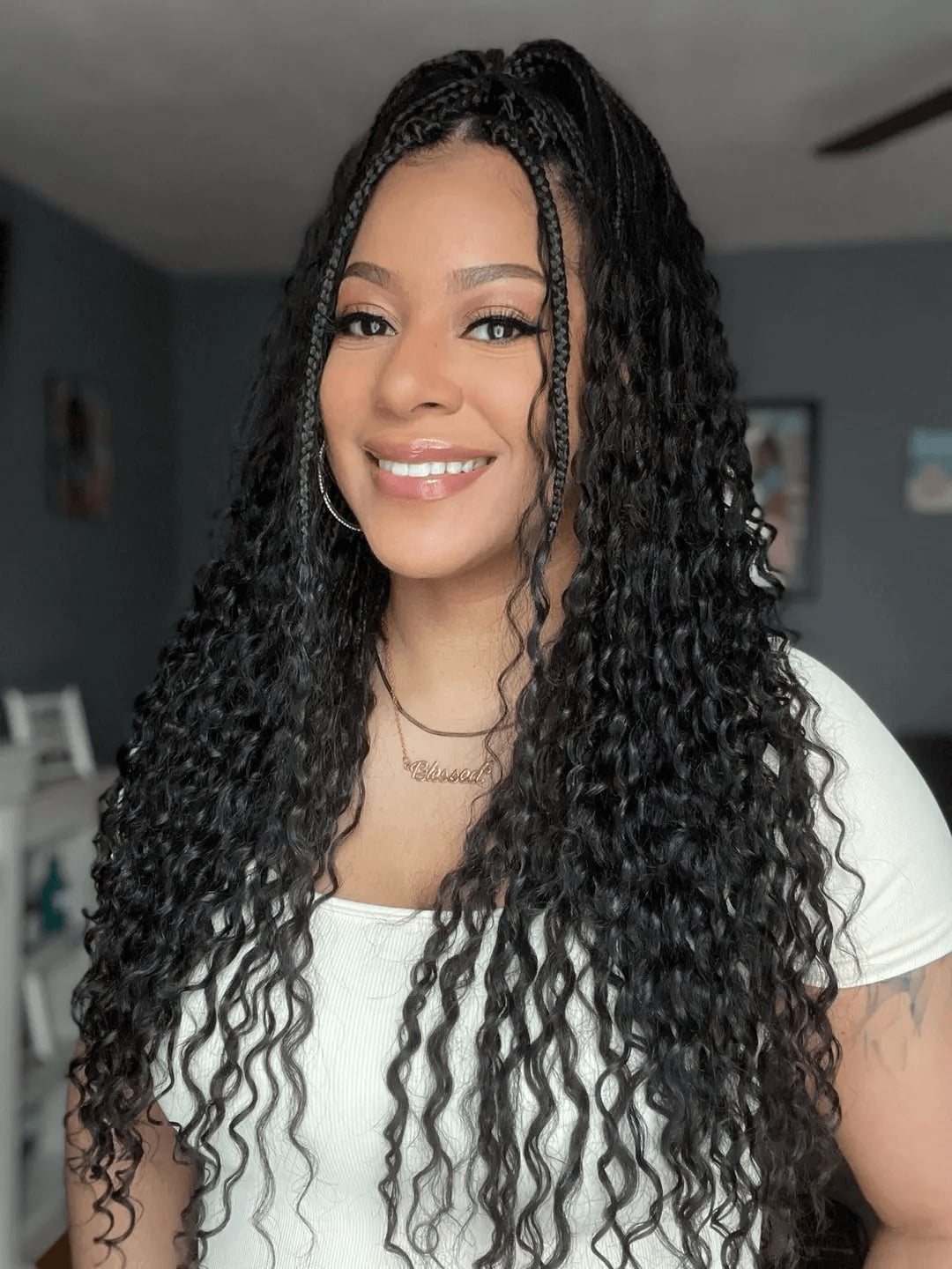 Long Black Braids With Defined Curly Ends Long Black Braids With Defined Curly Ends — Braids for Black Women