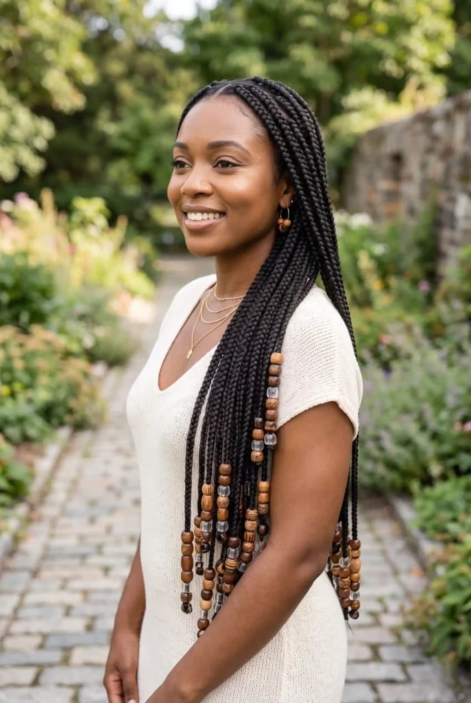 Mid-Back Black Passion Twists With Square Parting Mid-Back Black Passion Twists With Square Parting — Braids for Black Women