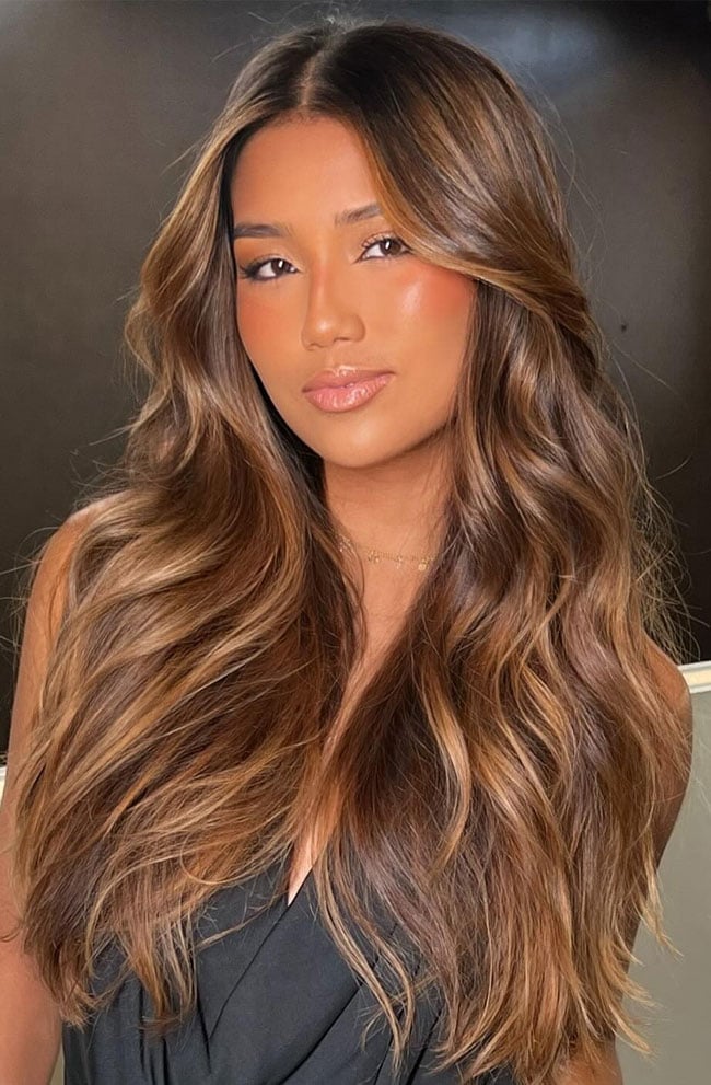 Light Brown With Balayage Highlights Light Brown With Balayage Highlights — Brown Hair