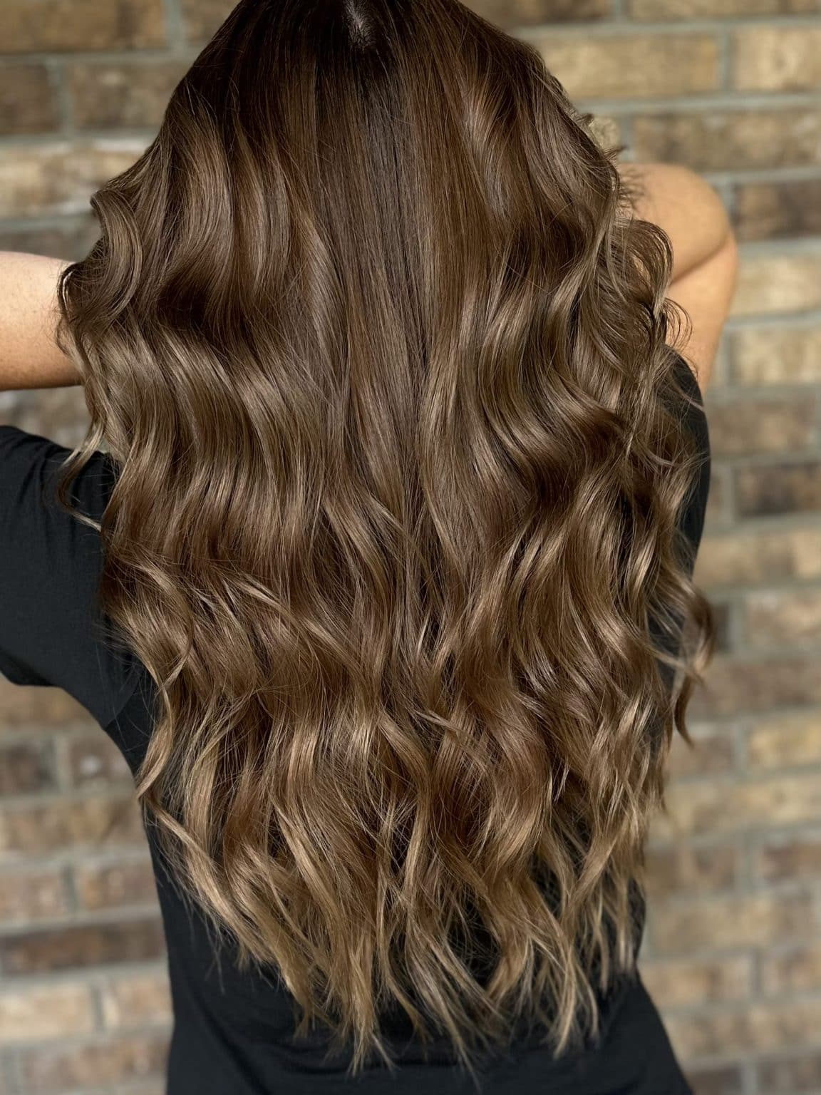 Medium Brown With Dimensional Highlights Medium Brown With Dimensional Highlights — Brown Hair