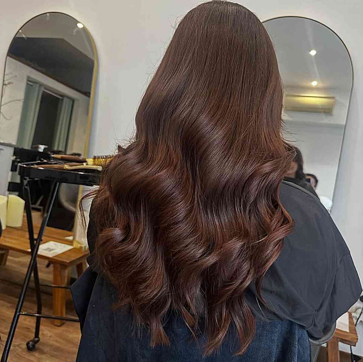 Medium Brown With Blended Highlights Medium Brown With Blended Highlights — Brown Hair