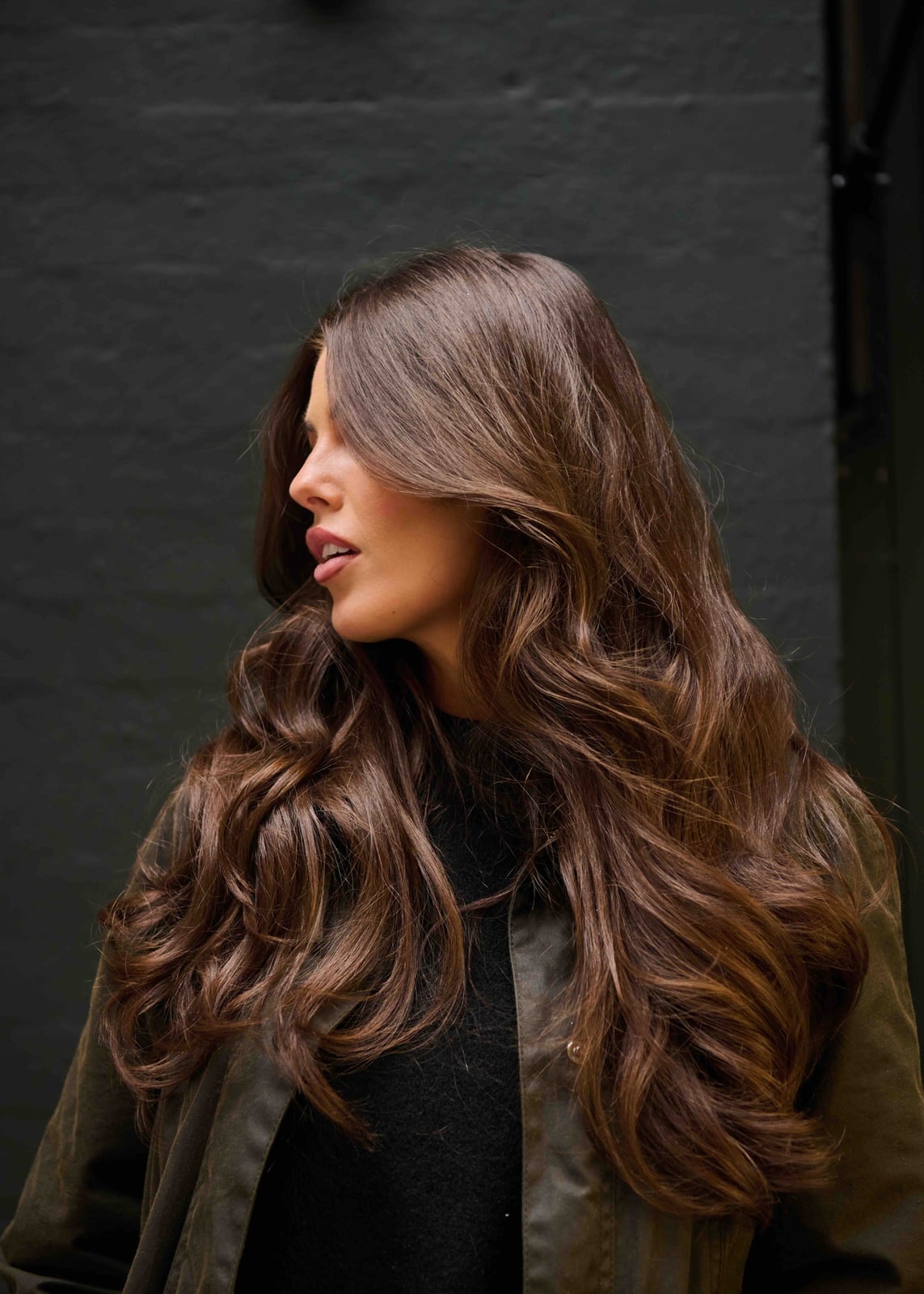 Rich Chocolate Brown Side Part Rich Chocolate Brown Side Part — Brown Hair