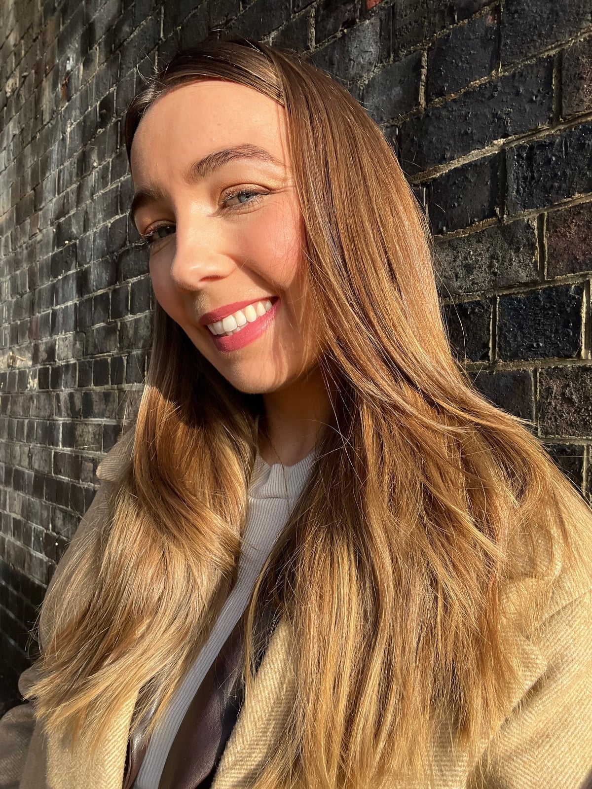 Light Brown With Subtle Blonde Highlights, Air Dried Light Brown With Subtle Blonde Highlights, Air Dried — Brown Hair Color