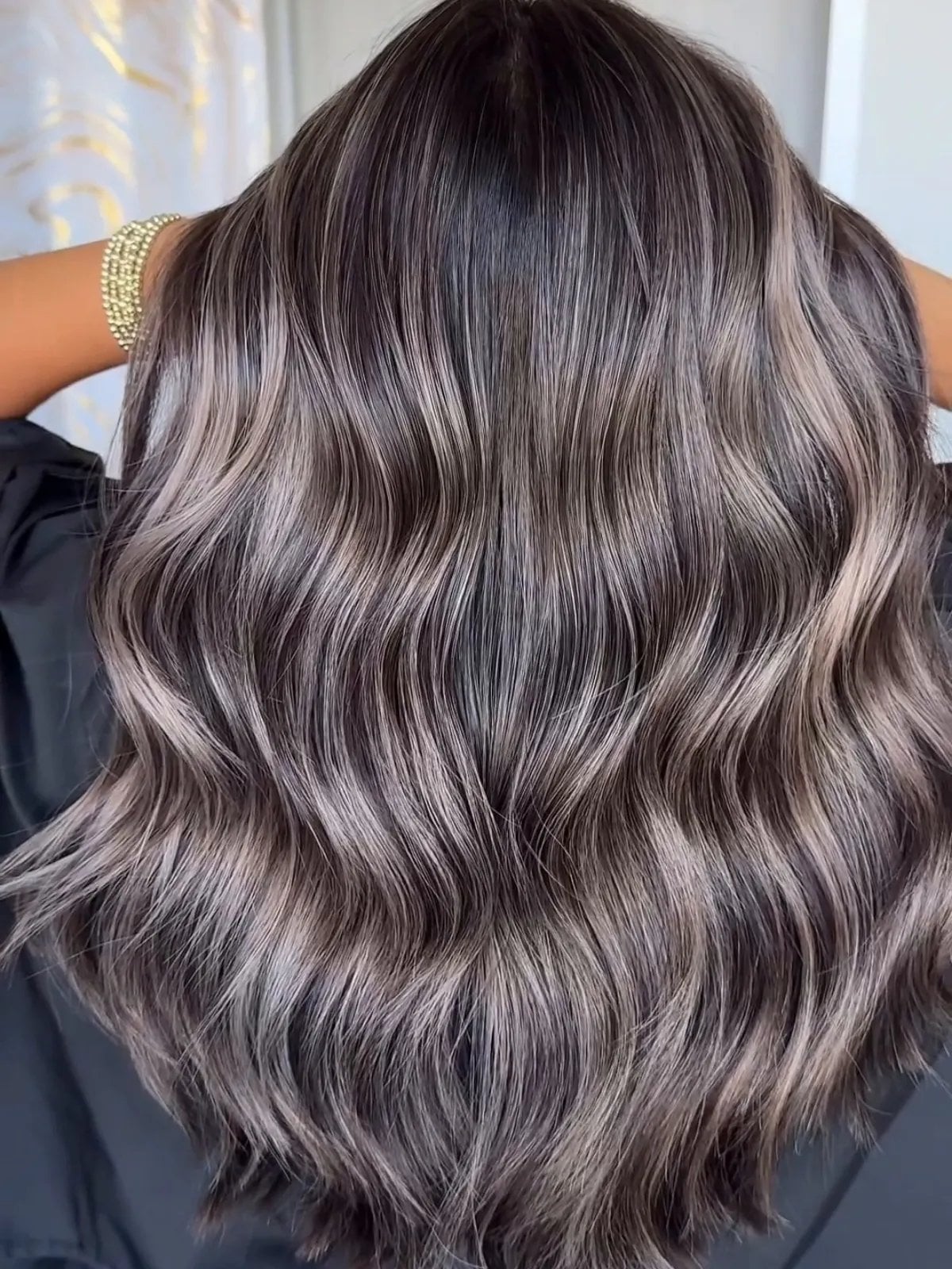 Ash Brown With Blended Highlights Ash Brown With Blended Highlights — Brown Hair Color