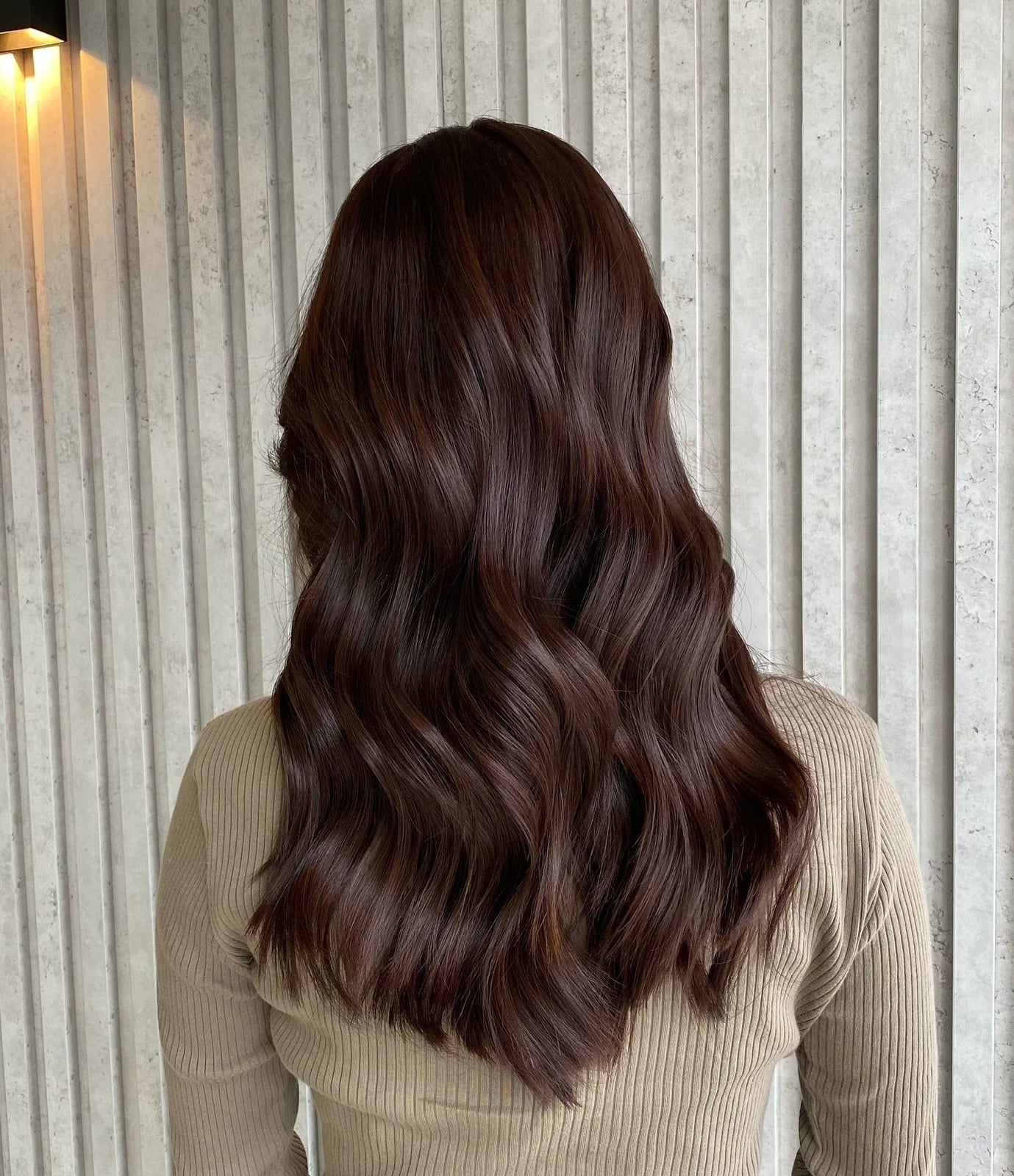 Classic Dark Brown With Subtle Highlights Classic Dark Brown With Subtle Highlights — Brown Hair Color