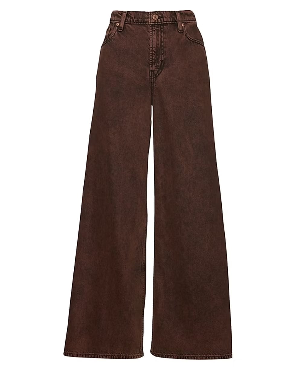 Product shot of wide-leg brown jeans Product shot of wide-leg brown jeans — Brown Jeans Outfits