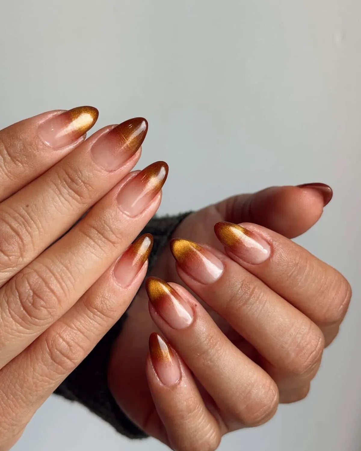 Velvet Effect Brown Nails Update Velvet Effect Brown Nails Update — Brown Ombre Nails