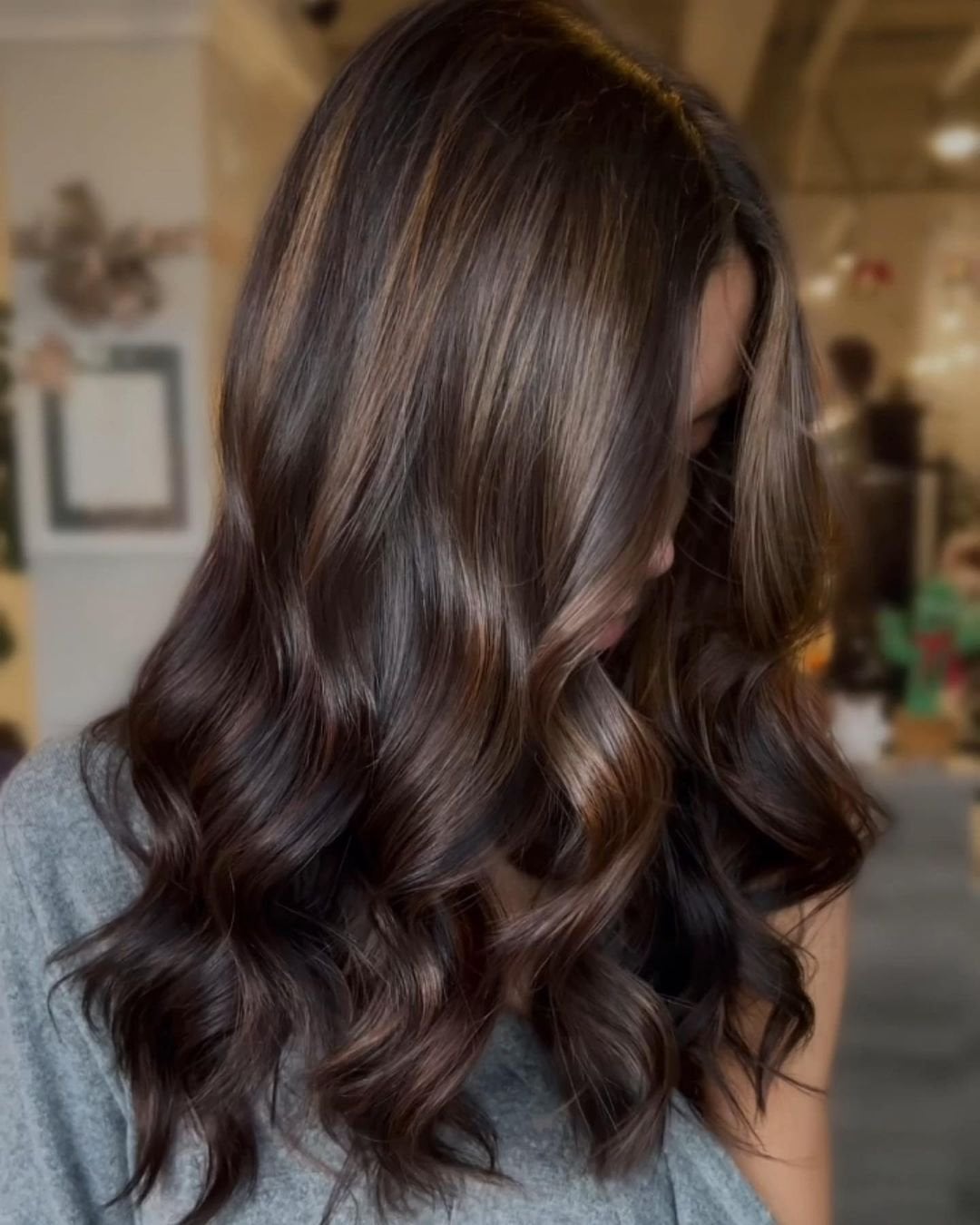 Rich Dimensional Brunette With Subtle Highlights Rich Dimensional Brunette With Subtle Highlights — Brunette Hair Colors