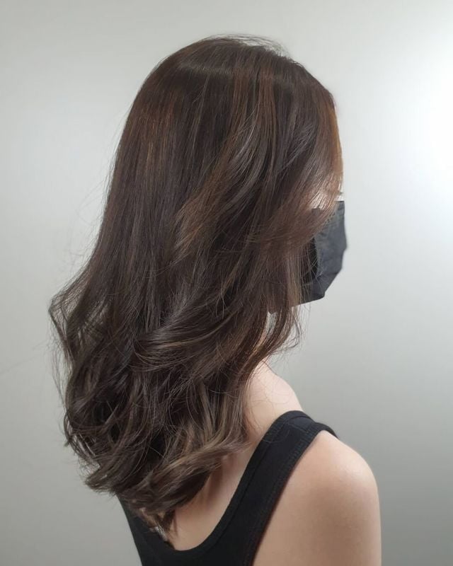 Collarbone Dark Brown With Subtle Balayage Collarbone Dark Brown With Subtle Balayage — Brunette Hair Colors