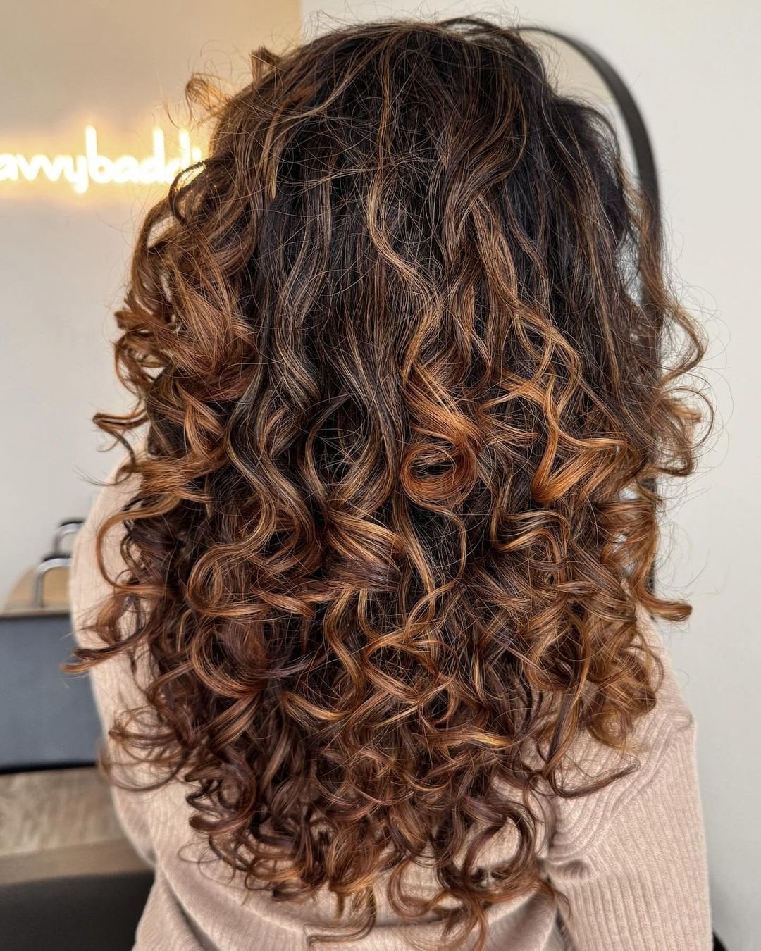 Collarbone Waves With Caramel Undertones Collarbone Waves With Caramel Undertones — Caramel Brown Hair