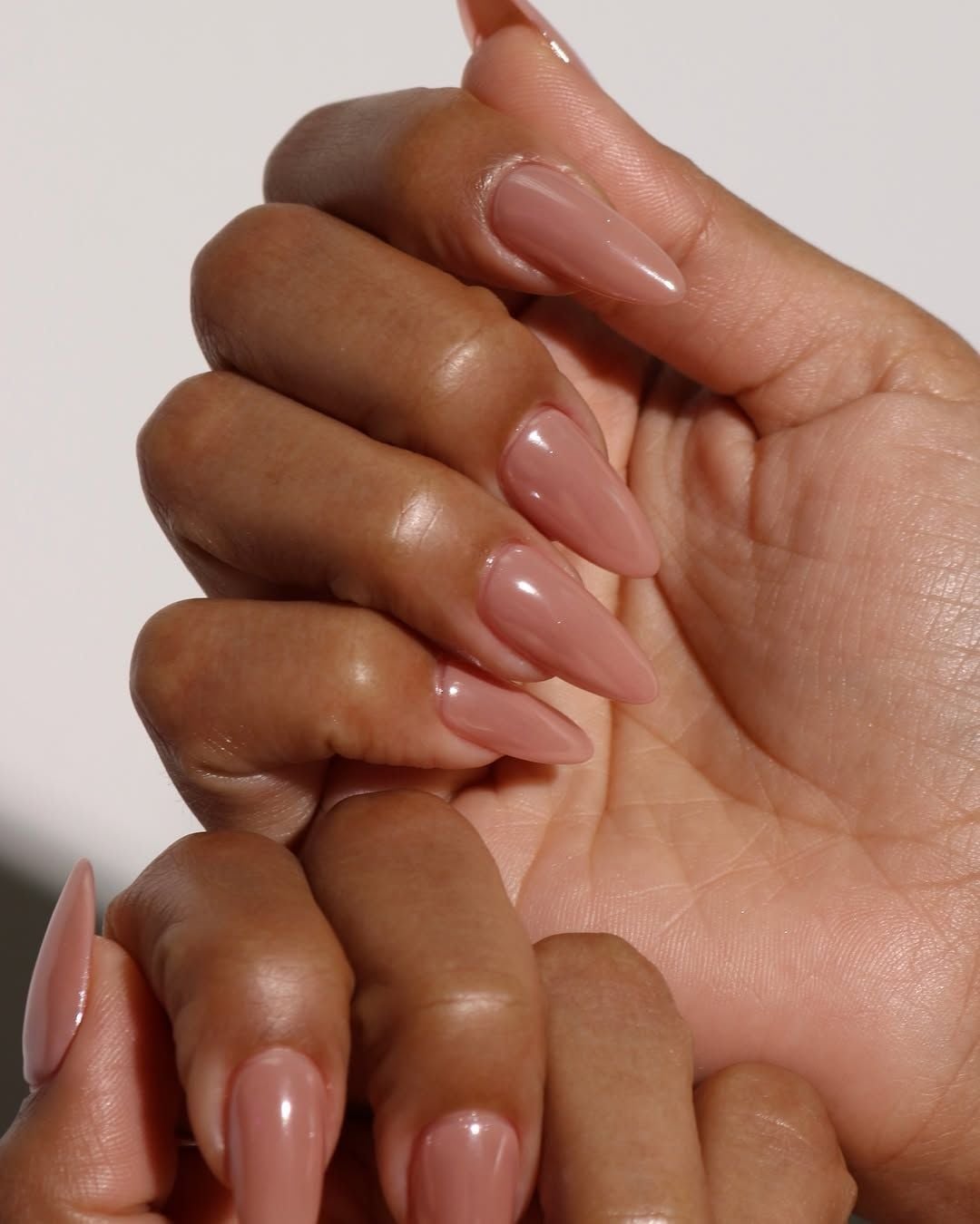 Natural Milky Pink Short Oval Nails Natural Milky Pink Short Oval Nails — Chic Nails