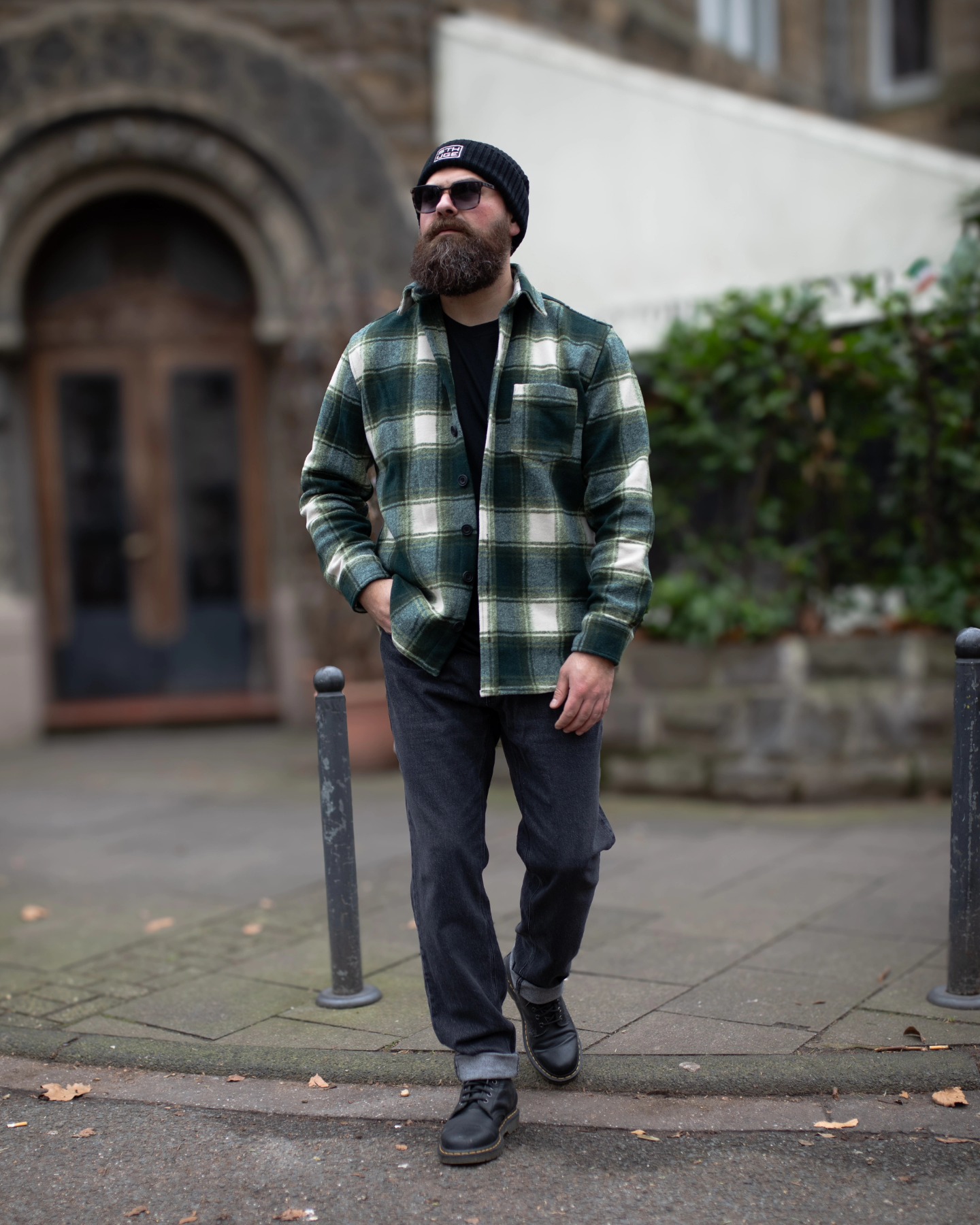Classic Plaid Flannel And Denim Winter Look