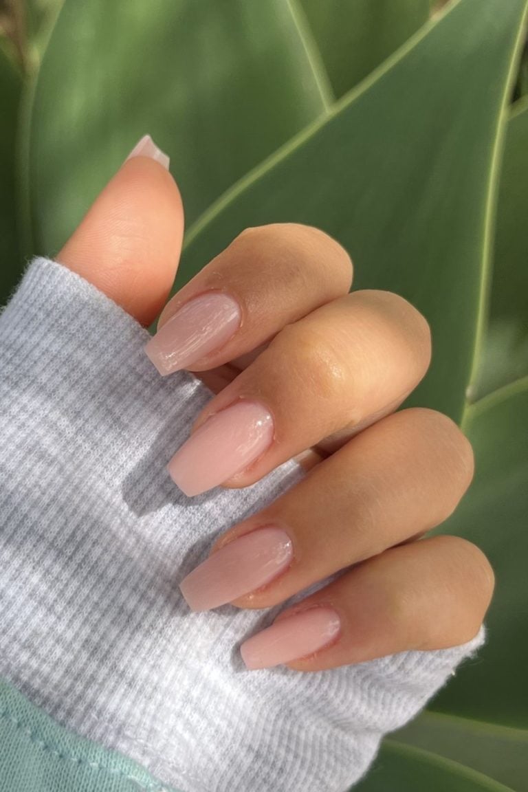 Sheer Milky Nude Soft Square Sheer Milky Nude Soft Square — Clean Girl Nails