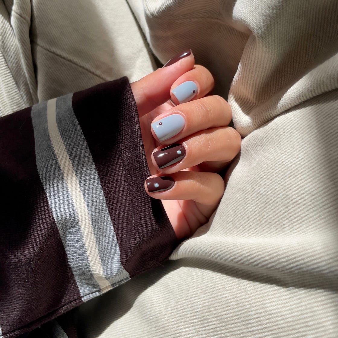 Nude Short Square French Manicure Nude Short Square French Manicure — Clean Girl Nails